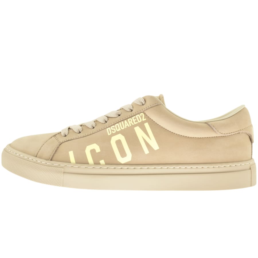 DSQUARED2 Cassetta Trainers Beige Mainline Menswear United States